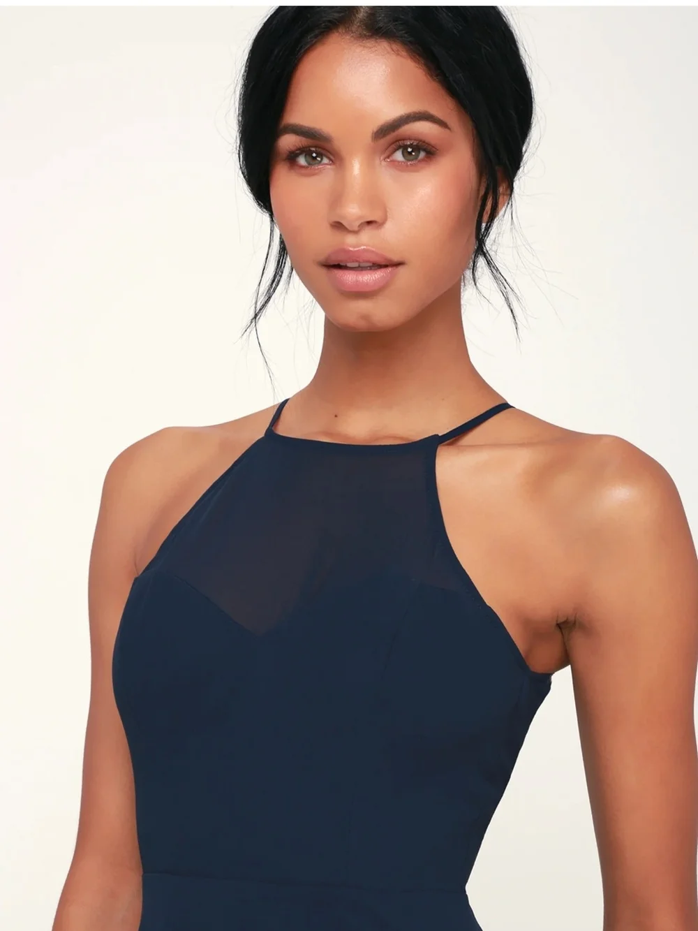 Lulu's Night of Romance Navy Blue Sleeveless Maxi Dress - Picture 3 of 9